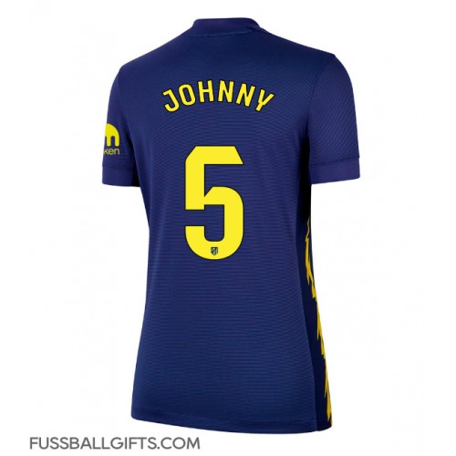 Atletico Madrid Johnny Cardoso #5 Fußballbekleidung Auswärtstrikot Damen 2025-26 Kurzarm